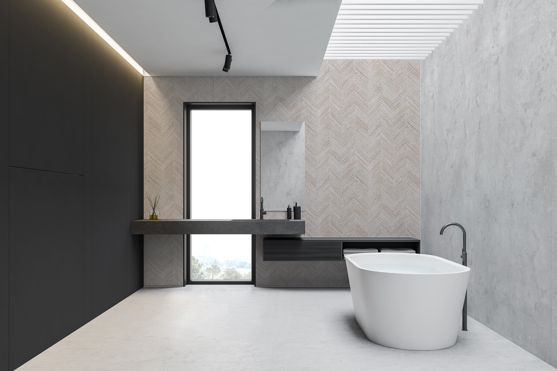 Panou decorativ impermeabil Rocko Tiles Greige Babylon R130